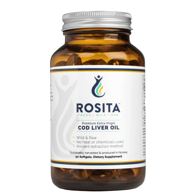 Rosita Extra Virgin Cod Liver Oil (EVCLO) softgels