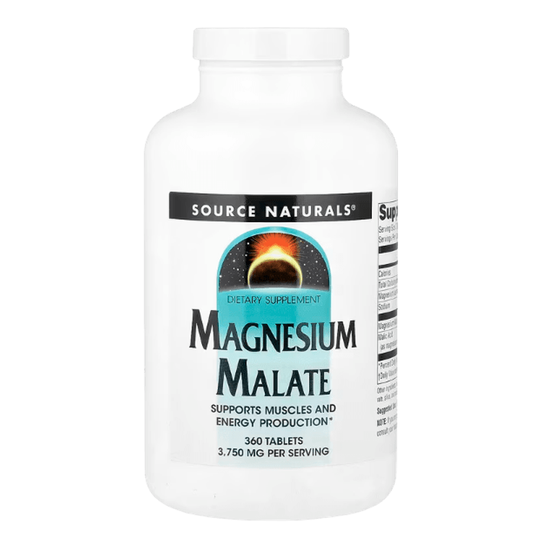 Magnesium Malate, 3750 mg, 360 Tabletter
